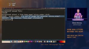 Jconf 2022 - Denis Magda - How Java Litters Beyond the Heap And What We Can Do About That