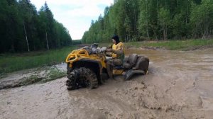 ЖЕСТКИЙ ГРЯЗЕМЕС НА КВАДРОЦИКЛАХ BRP против CFmoto