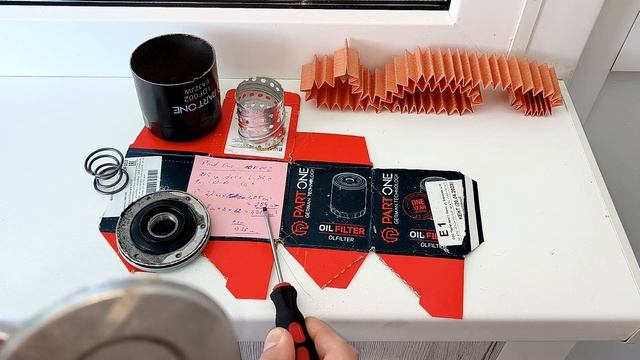 Распил масляного фильтра PART-ONE 1OF002 смотреть онлайн