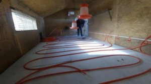 Теплий пол для бройлерів