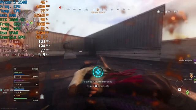 AMD Ryzen 5 5500 + GTX 1660 6GB l Call of Duty: Warzone смотреть онлайн