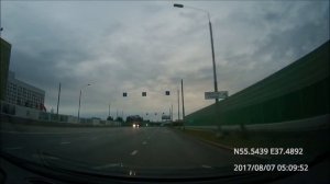 Driving in Moscow agglomeration: Текстильщики - Зосимова Пустынь 07/08/2017 (timelapse 4x)