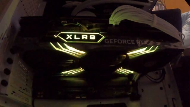 PNY GeForce RTX 4090 24GB XLR8 起動時のRGB LEDイルミネーションを撮影してみました #PNY #NVIDIA #RTX4090 #XLR8 #GeForce #4 смотреть онлайн