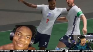 CASTRO REACTS TO ISHOWSPEED VS MARK GOLDBRIDGE (FIFA 23)