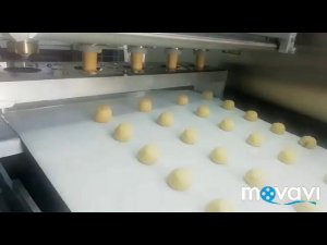 Двухбункерная тестоотсадочная машина DUOMIX PRO600 для отсадки продукта на под печи.