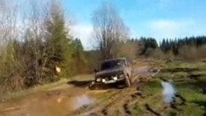 покатушки на ниве весной