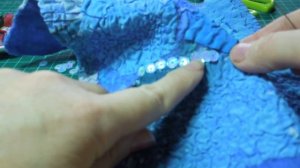 3 способа пришить пайетки на войлочное изделие