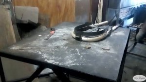 Делаем кресло качалку: загибка мебельной палки в шаблоны (дуги, подножки, дополнительные усилители)