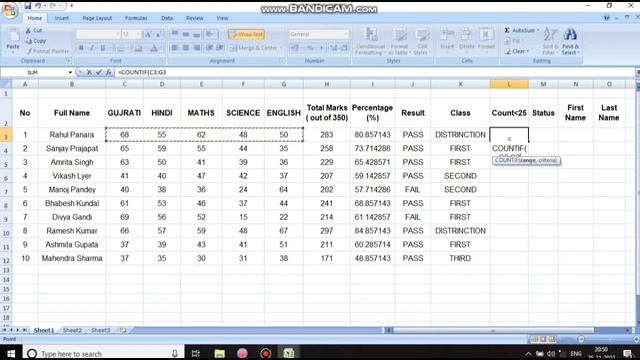 Excel ৰ অতি গুৰুত্বপূৰ্ণ প্ৰশ্ন | Results, Class, status, grade, Count, etc. কেনেকৈ উলিওৱা হয় #adr