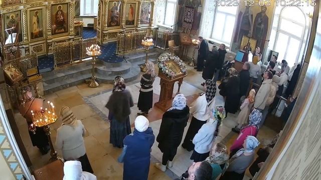 03.12.2023 года. Божественная литургия.