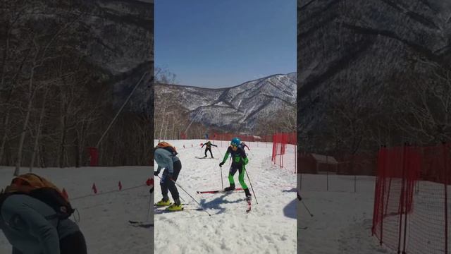 Финал Кубка России по скиальпинизму. глц Морозная г. Елизово. Камчатский край.