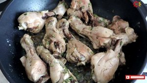 Обед второе блюдо с голенью курицы в сливочном соусе Домашняя еда Кухня Рецепты