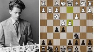 Борис Спасский Жертвует Слона и проводит Яростную атаку! Шахматы