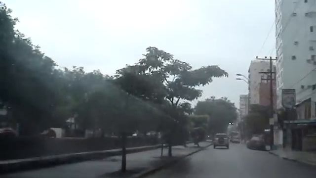 Улицы Сантос - Бразилия городе король футбола.