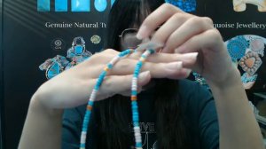 20240913-06 100% natural Turquoise Rondelle beads & Turquoise Abacus Beads