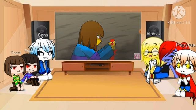 Undertale react to two videos ||Gacha Club|| смотреть онлайн