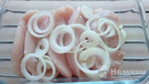 Стейк из индейки на электрогриле