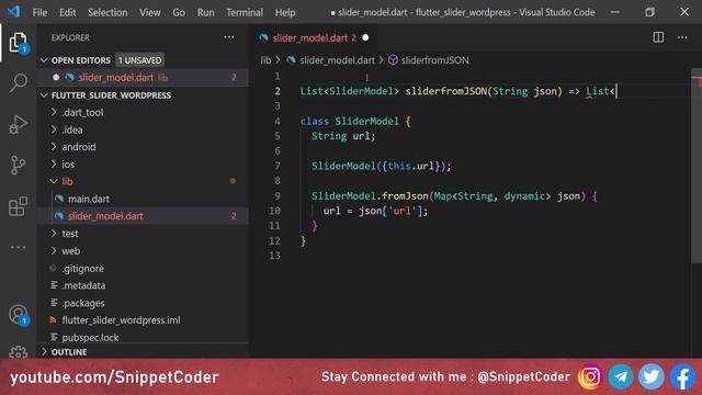 Flutter Carousel with WordPress Custom API