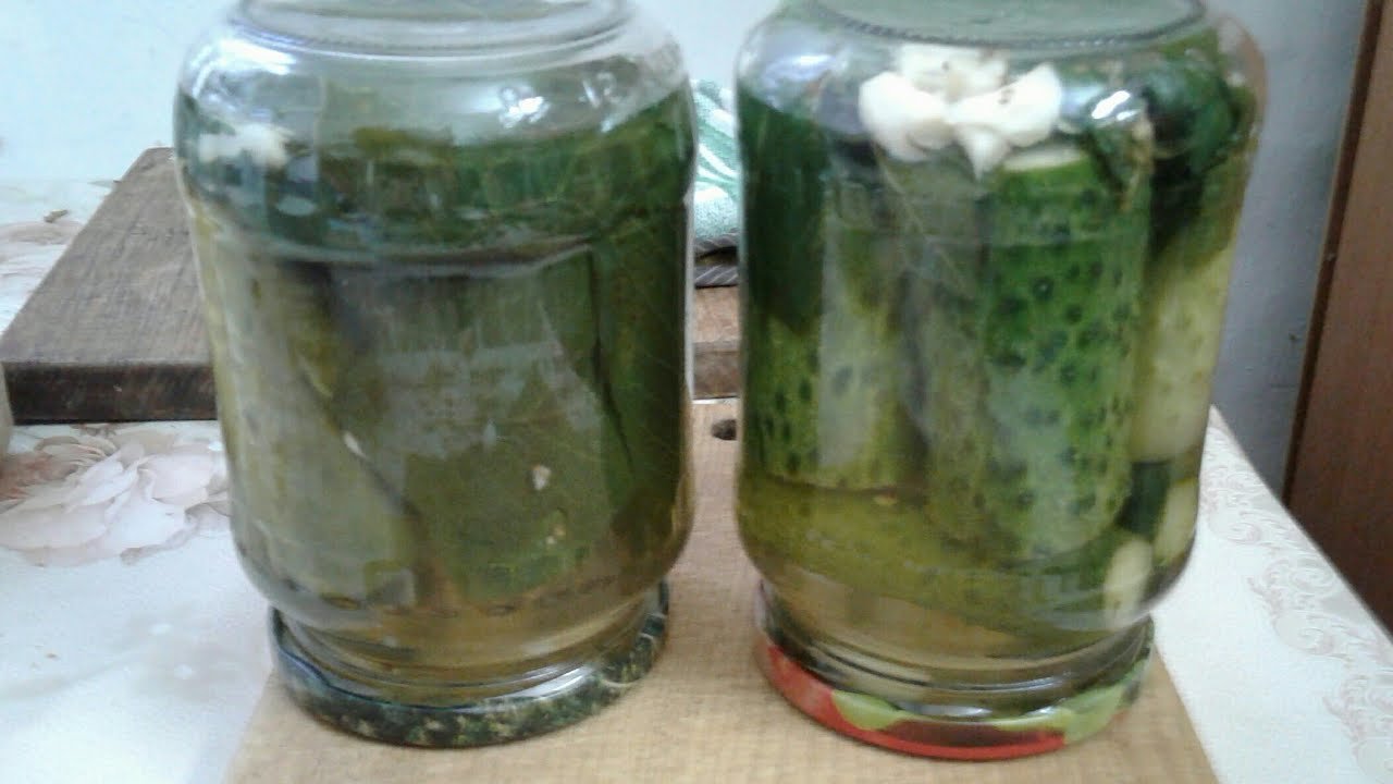 Маринованные огурцы на зиму без уксуса.