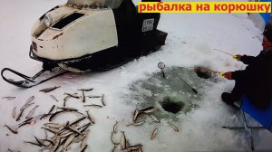 Рыбалка на корюшку зубатку.Джаорэ.Вторая часть..avi