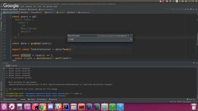 Encontro #12 - React com GraphQL (Apollo), explicando desde a UI até o MongoDB смотреть онлайн