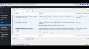 Как отключить сайт на Wordpress во время работ или разработки. Временное закрытие сайта. Maintenanc