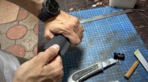 Ножны bushcraft из кожи для ножа Mora