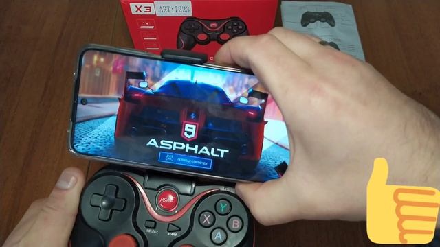 Джойстик для мобильного телефона Wireless Controller Android X3 смотреть онлайн
