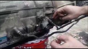 Снятие и установка АКПП на 1UZ