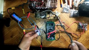 Понижающий dc dc 16-90v-12v1-3A за копейки Свет для электровелосипеда.