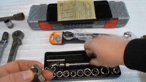Инструмент , набор головок+ динамометрический ключ, обзор, ( не Китай).