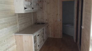 Минидом на дачу или на садовый участок. Бытовка с верандой