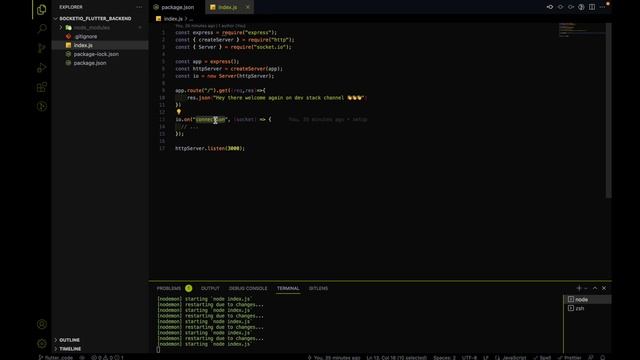 Develop a group chat using flutter and socket.io from scratch || Absolute Beginner Friendly