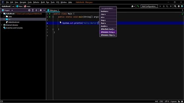 First Java Program | Hello World! | How to Compile & Run a Java Program смотреть онлайн