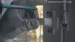 Замена ручки на пластиковом окне. Как не повредить ручку.
