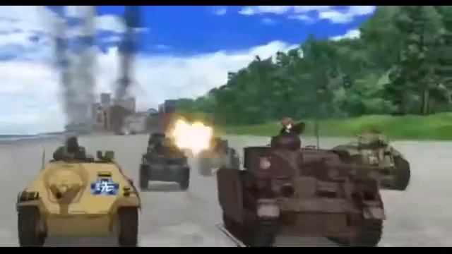 AMV Girls Und Panzer - волю в руки, честь на кон, мой ревущий танк дракон смотреть онлайн