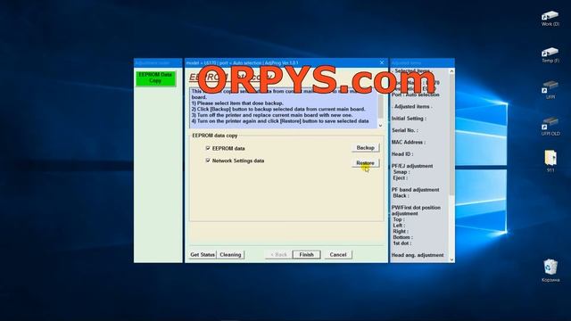 Epson L6160, L6170, L6190 Adjustment Program (сброса памперса, абсорбер) (демо видео) оригинальная смотреть онлайн