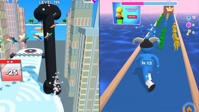 Tall Man Run | Giant Rush! - ALL LEVELS iOS/Android Gameplay смотреть онлайн