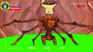 УЭНСДЭЙ АДДАМС ПРОТИВ SCP ГОРКА ПОЖИРАТЕЛЬ ► ПЕСНЯ Wednesday vs Extra slide Анимация