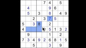 Sudoku solution – The Guardian sudoku 8 June 2023 Hard level