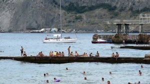 Пляжи Крыма сегодня: 25 июля, море, Судак...