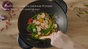 Вок BORK G603: видеообзор. Сковорода вок с пароваркой для приготовления блюд со всего мира.