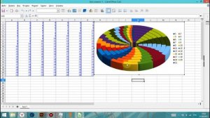 LibreOffice Calc. Урок 24. 3D Диаграммы. | Работа с таблицами