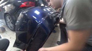 Honda Accord 7 замена штатных линз и установка обвеса