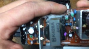 Факсовый аппарат Panasonic. Не включается. Щелчки в динамике. Ремонт блока питания ( замена кондера