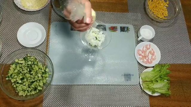 ??ИЗЫСКАННЫЙ САЛАТ С КРЕВЕТКАМИ?| ✯Bon appetit✯