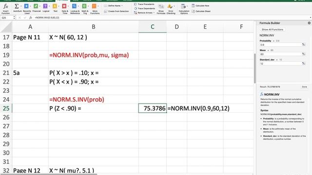Normal Distribution Functions in Excel смотреть онлайн