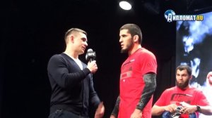 Ислам Махачев: "Я пришел сюда за результатом"