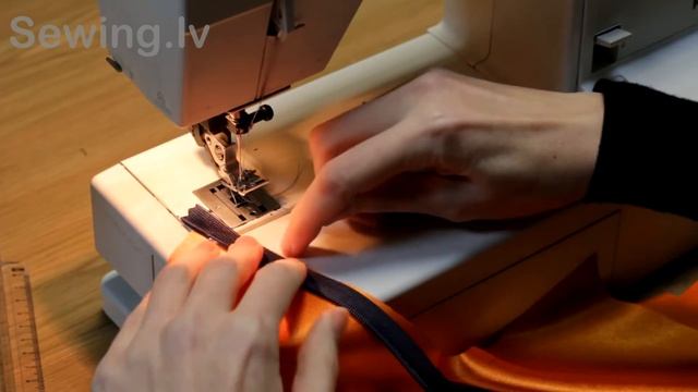 Мастер класс -потайная молния в вытачке на Sewing.lv