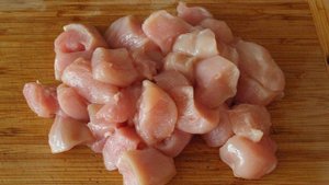 Куриный шашлык в сметане